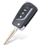 2006-2012 Toyota / 4-Button Flip Key NEW STYLE / HYQ12BBY (67 Chip) (AFTERMARKET)